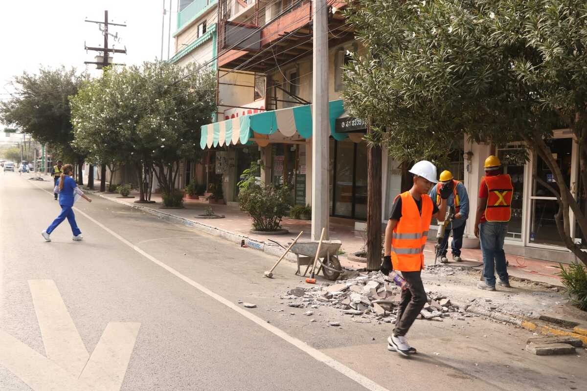 Los trabajos abarcan el cierre de un carril de Río Tamazunchale, desde la Calzada San Pedro hasta Orinoco. Foto: Raúl Palacios
