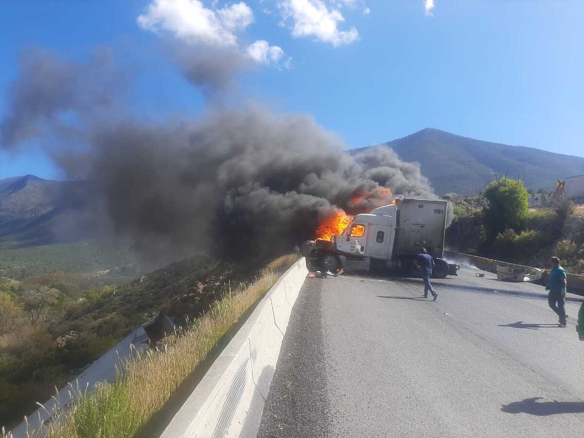 El accidente ocurrió en el paraje “Los Chorros”. (Especial)