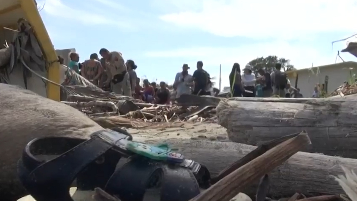  este es el pueblo que fue devorado por el mar en Tabasco