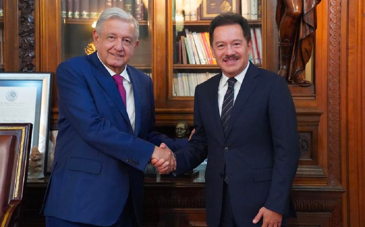 El diputado morenista se runió con el Presidente hoy. | @NachoMierV