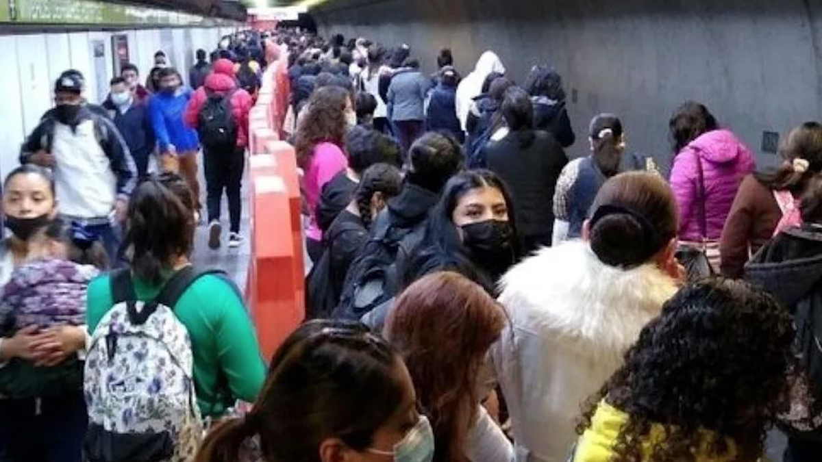 Se registra apagón en línea 3 del metro