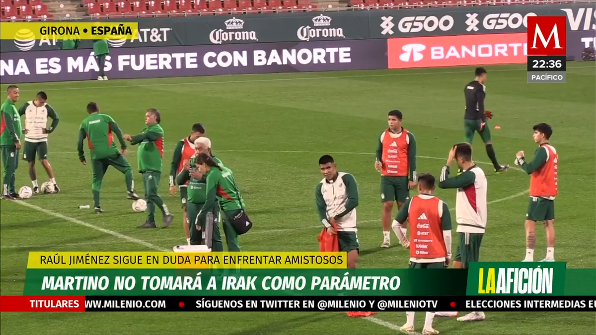 La selección mexicana ha completado su último entrenamiento para enfrentar a Irak