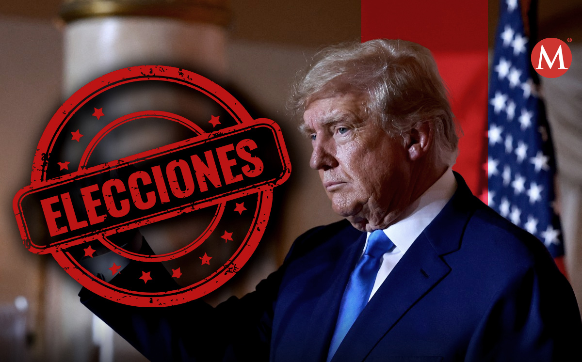 Donald Trump, ex presidente de Estados Unidos. | Foto: AFP; Diseño: Margarita Salmoran