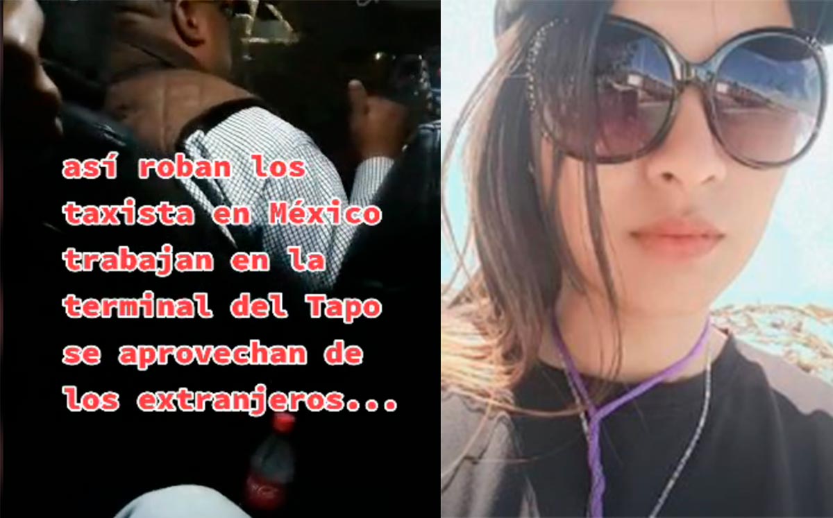 Extranjeros exhiben a taxista que le cobró 2 mil 400 pesos por viaje de 5 minutos