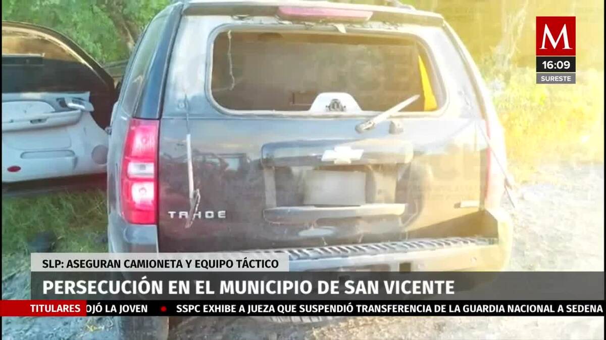 Persecución entre la Guardia Civil y presuntos delincuentes en SLP