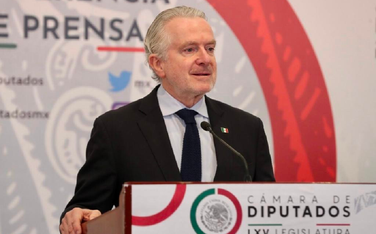 El presidente de la Cámara de Diputados, Santiago Creel, en una conferencia. | Especial