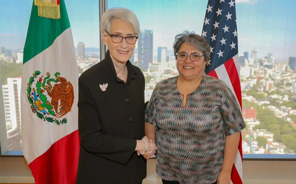 Raquel Buenrostro se reúne con Wendy Sherman, subsecretaria de Estado de EU