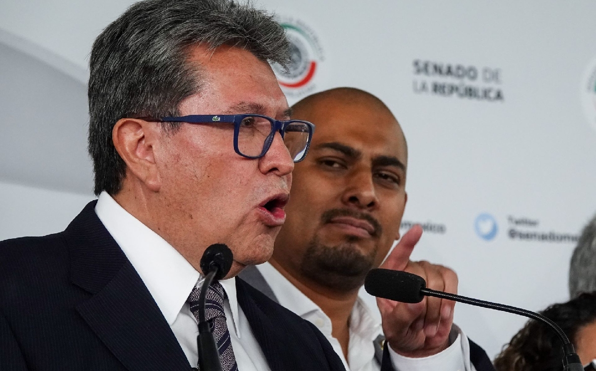 Ricardo Monreal durante su conferencia de prensa en el Senado. | Cuartoscuro
