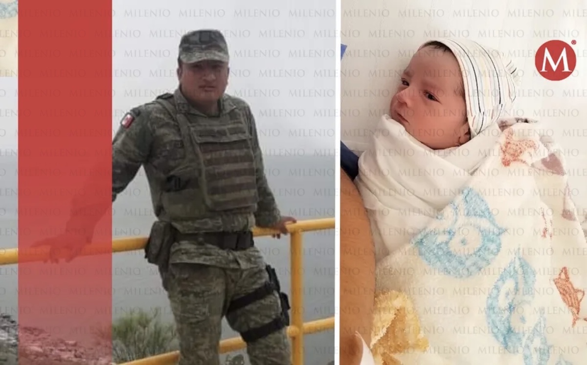 Nace bebé de militar que falleció en Soto la Marina. (Cortesía)