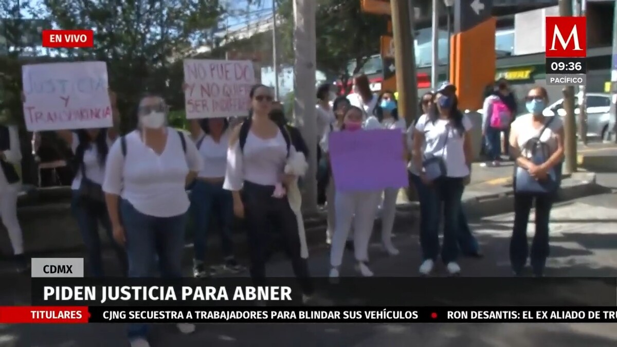 Protestan padres de Familia en Mixcoac, piden justicia para Abner