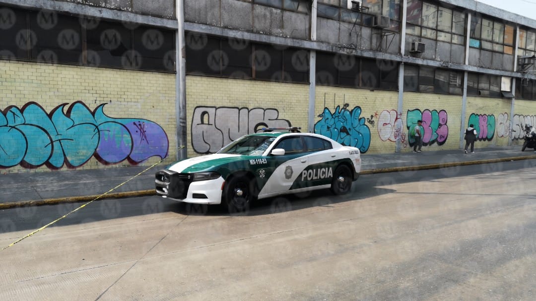 Elementos de la Policía capitalina aguardan en la zona  / Jorge Becerril