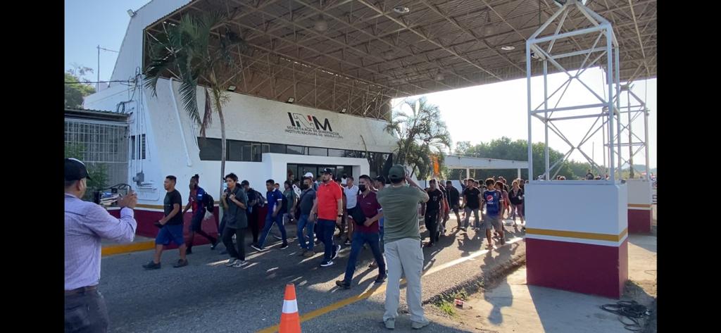 Los migrantes confían en que llegarán a Estados Unidos. (Efraín Benitez)