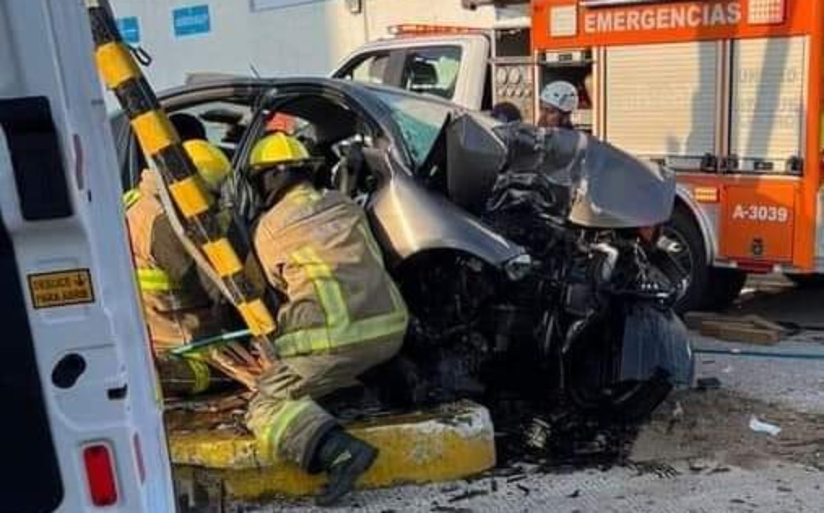 Choque deja un muerto y dos lesionados en la Calzada Zavaleta | Especial