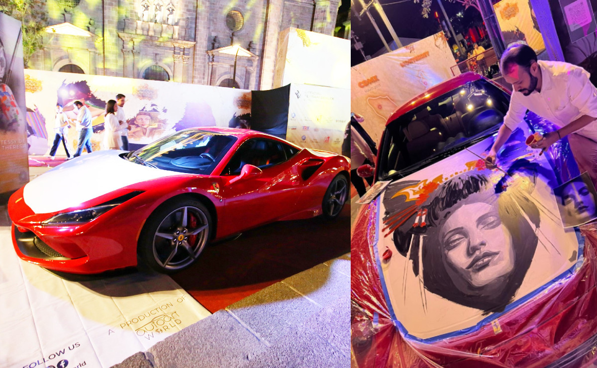Autos ferrari son intervenidos en el Autoart de Guadalajara (Cortesía y Facebook José Luis López Galván)