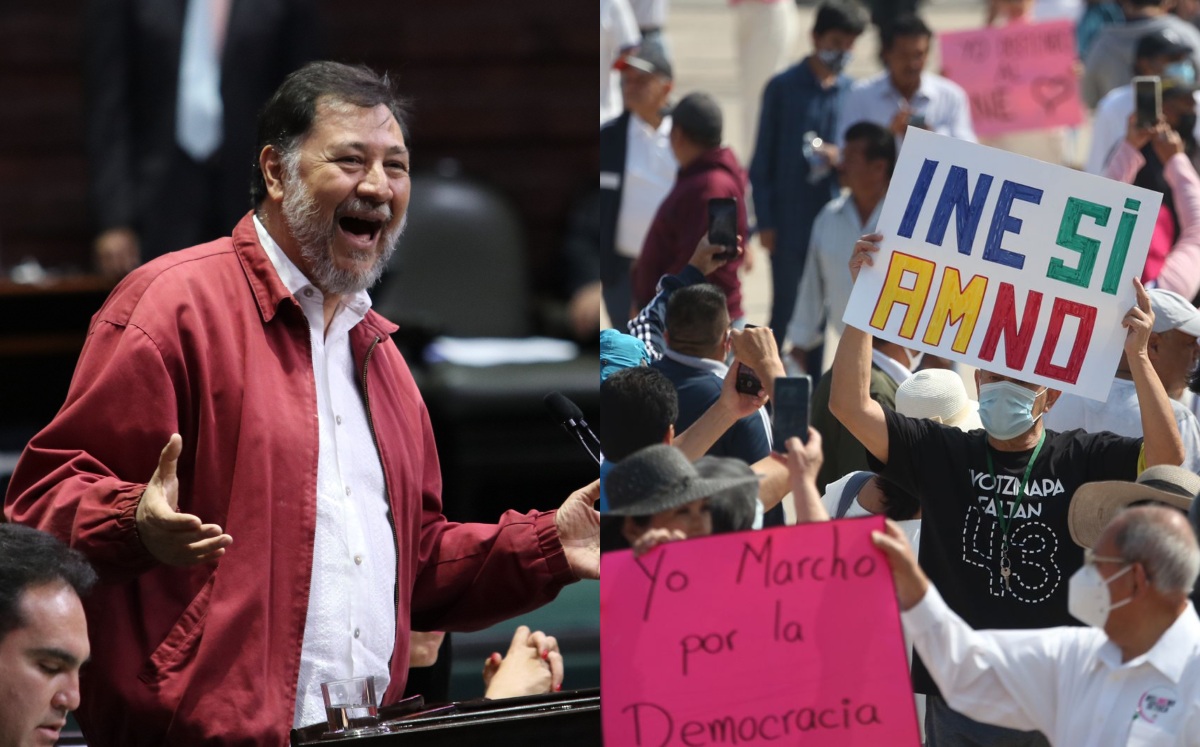 El diputado del PT se burló de las cifras de asistentes en la marcha en defensa del INE | Cuartoscuro/ Ariel Ojeda