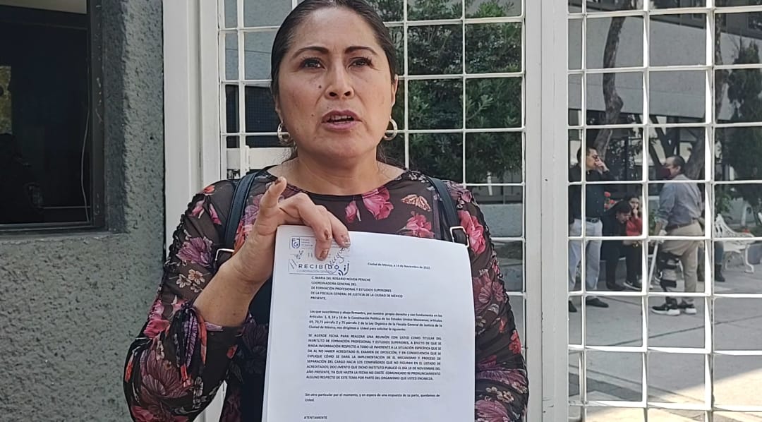 Los funcionarios de la Fiscalía de CdMx aseguraron que se volverán a manifestar. (Especial)