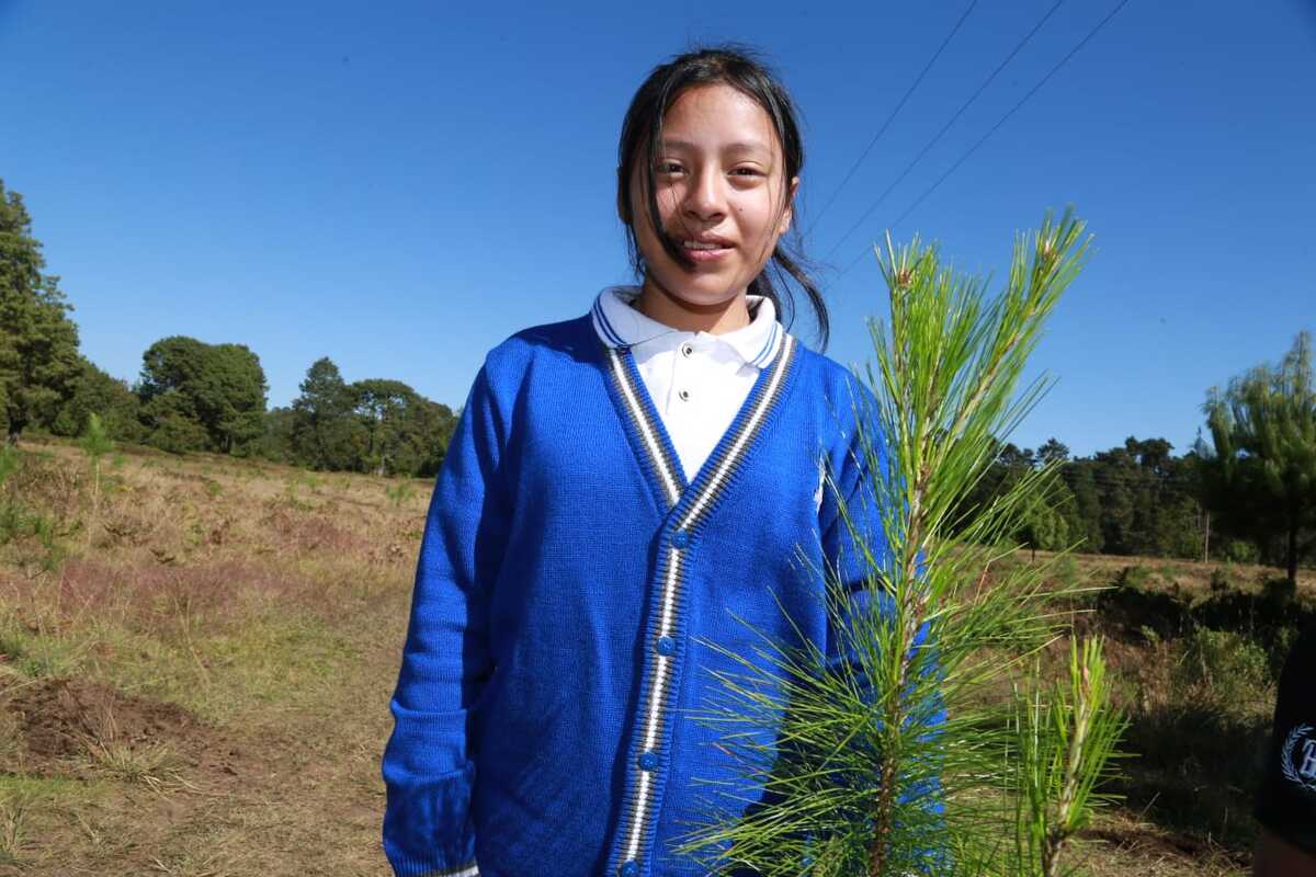 Heidy Melissa, la niña que quiere salvar a los bosques del planeta. (Jorge Sánchez)