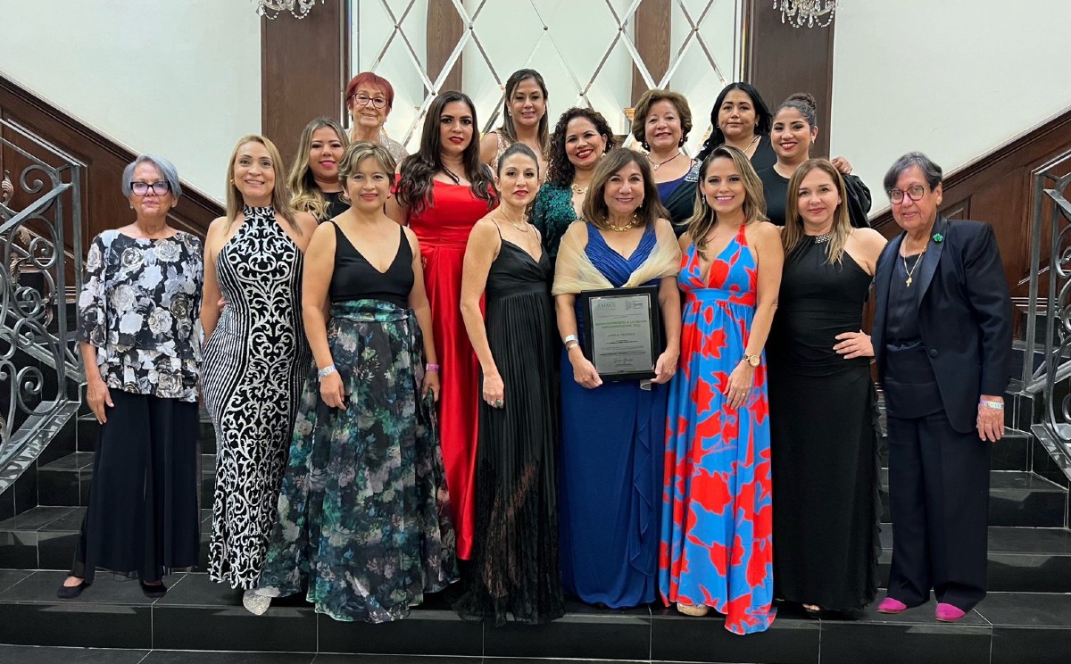 Mujeres empresarias de Tampico recibieron un reconocimiento de la Ammje.