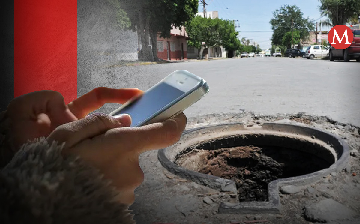 De esta manera puedes denunciar alcantarillas abiertas en el AMM. Foto: Especial