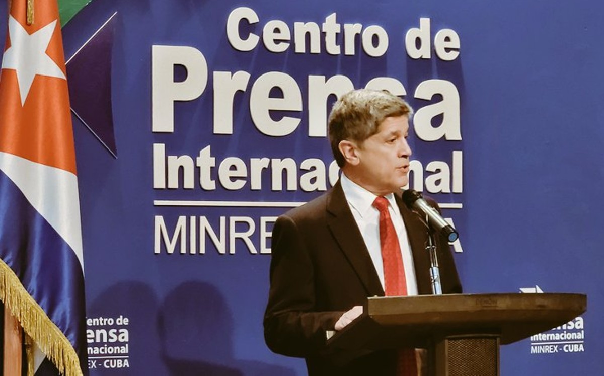 Carlos Fernández de Cossío, viceministro de Exteriores de Cuba. | Twitter