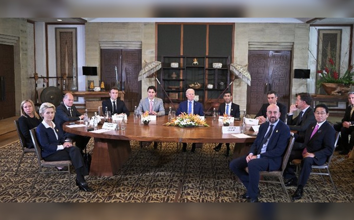 G7 condena ataques de Rusia a Ucrania y se solidariza con Polonia tras impacto de misil. | Twitter
