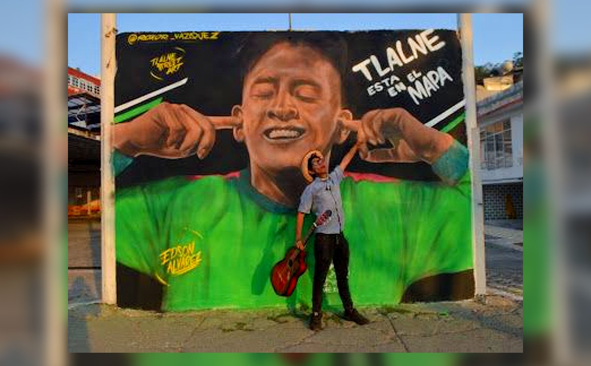 El propósito del mural es rendirle un homenaje.