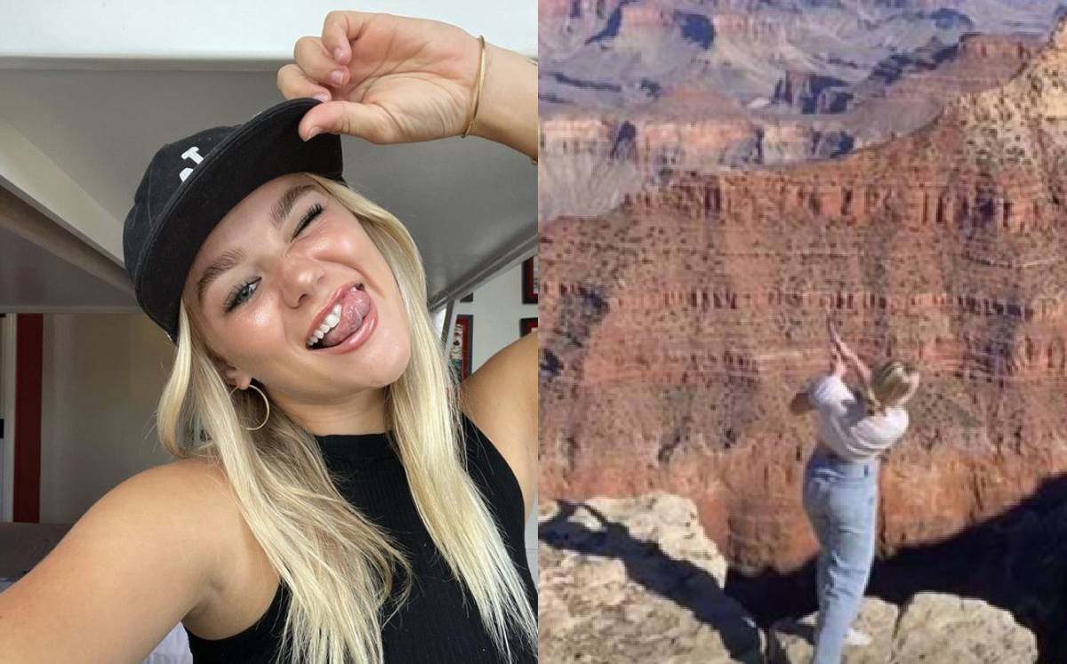 La influencer Katie Sigmond borró el video después de que le informaran que era ilegal| Especial