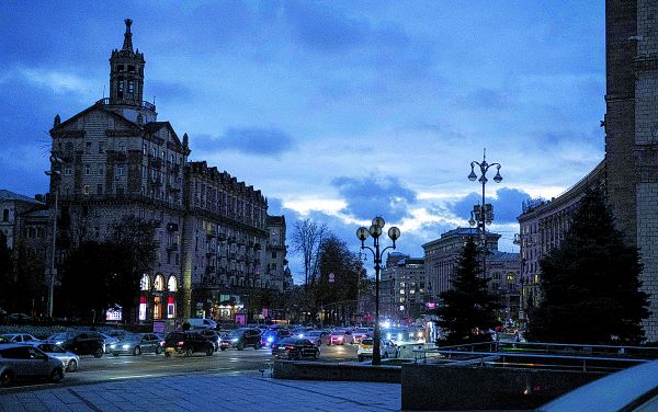 Kiev, la ciudad más afectada por la falta de suministro. Andrew Kravchenko/AP