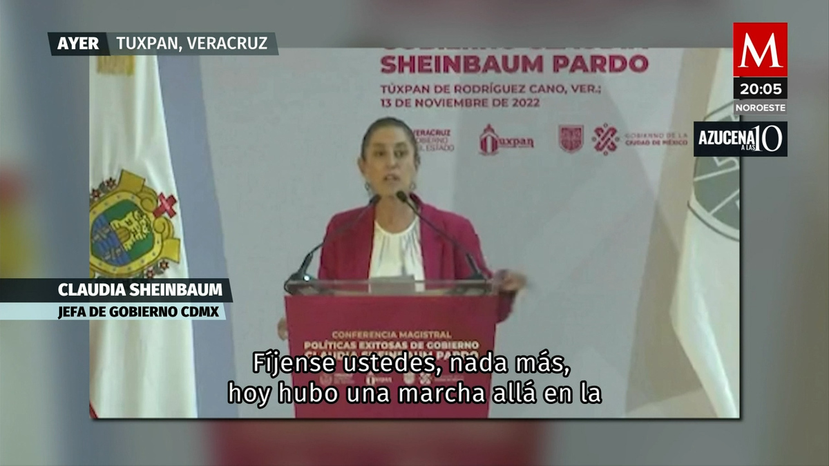 “Marcharon los mapaches”- Sheinbaum sobre marcha del INE