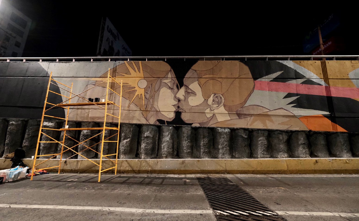 Mural de Raa Collective plasmados como parte del programa Traza Jalisco (Cortesía)