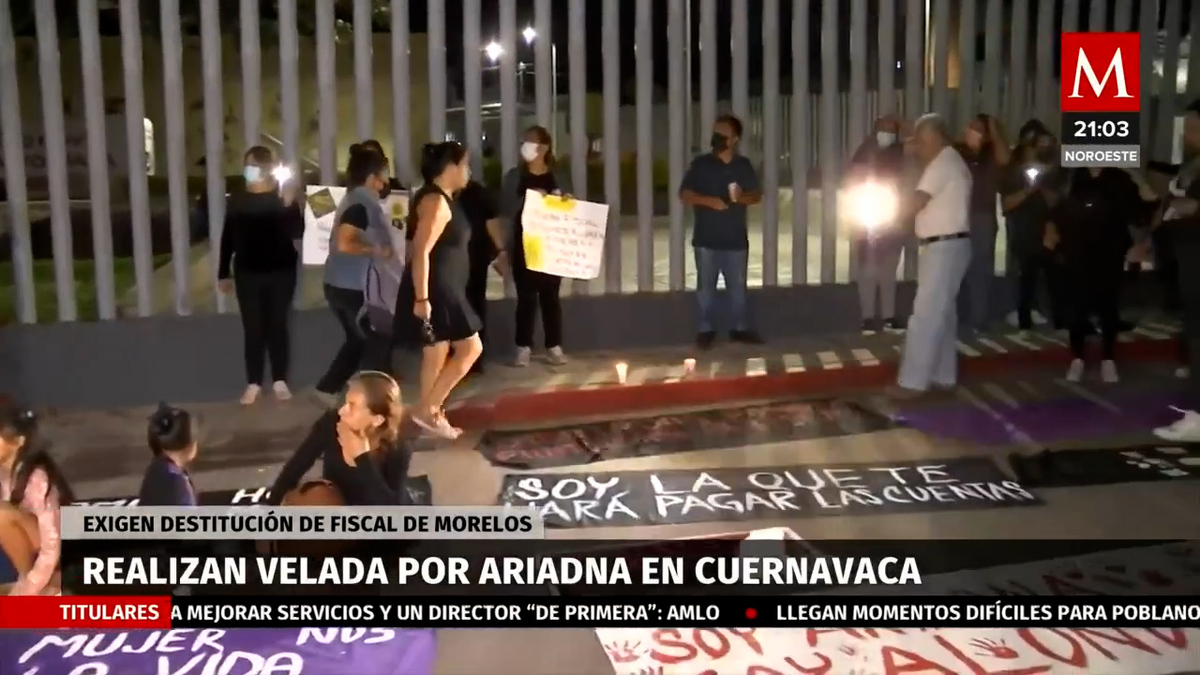 Colectivos feministas exigen justicia por el feminicidio de Ariadna