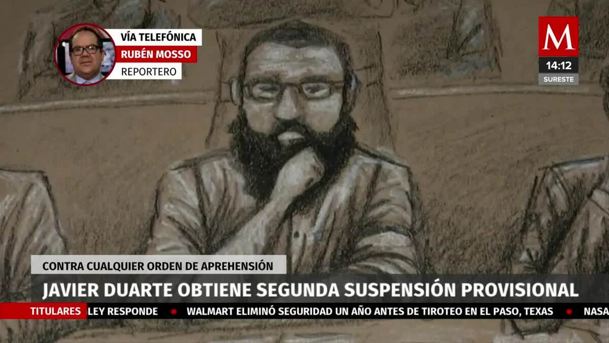 Dan segunda suspensión provisional a Javier Duarte