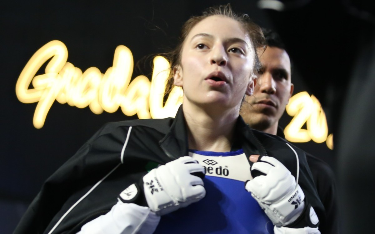 Daniela Souza después de su combate ante la israelí (Especial)