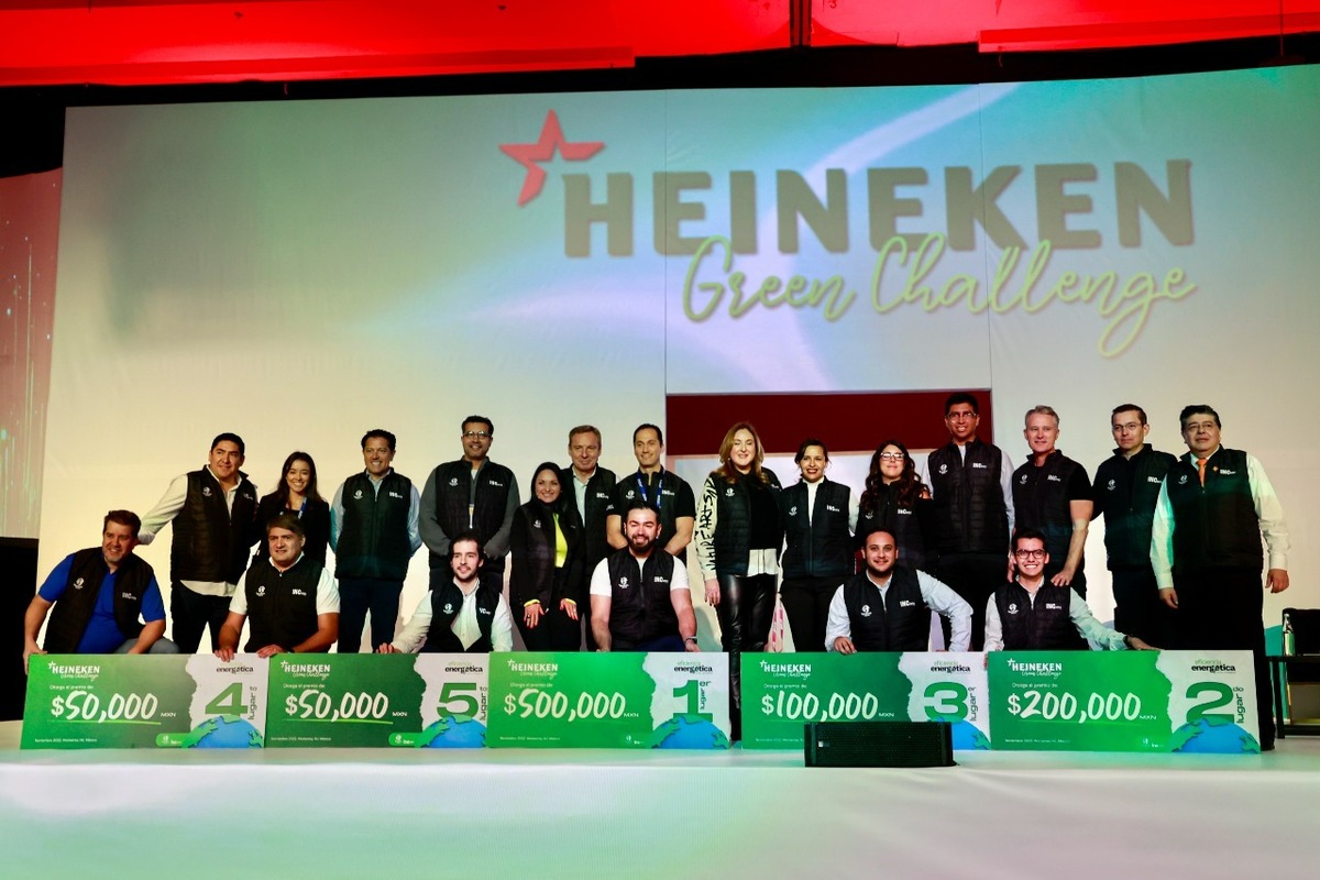 Ganadores del Heineken Green Challenge 2023. Foto: Especial