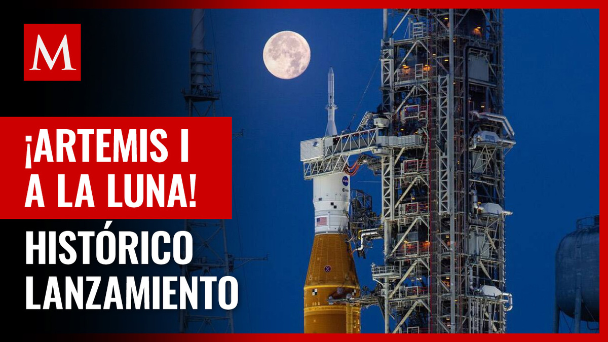 NASA lanza misión Artemis-I a Luna con éxito.