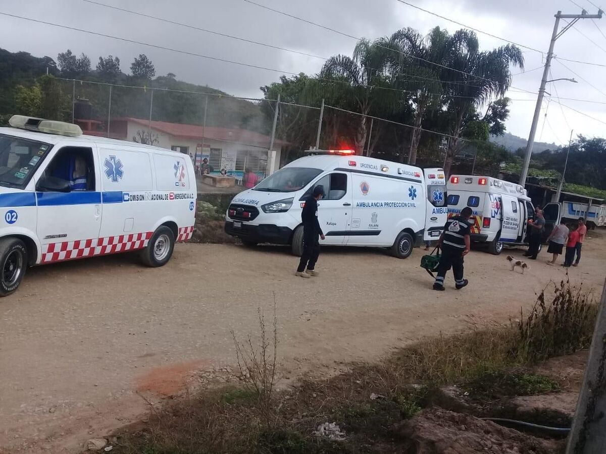 Paramédicos acudieron al lugar. (Isabel Zamudio)