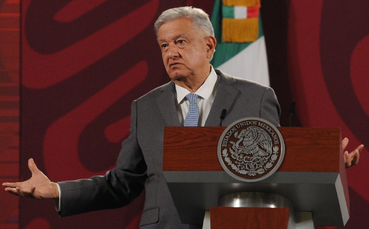 El Presidente en su conferencia mañanera de hoy en Palacio Nacional. | Cuartoscuro