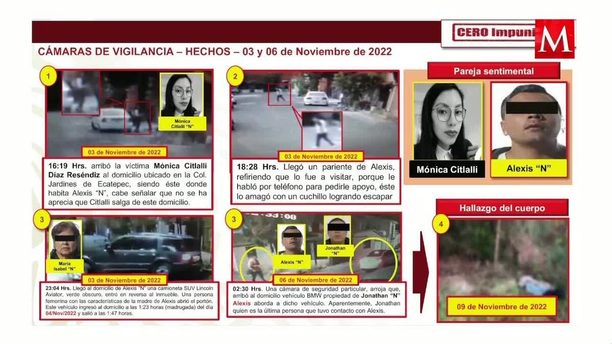 Caso Mónica Citlalli: Detienen a Jonathan 'N', tercer implicado