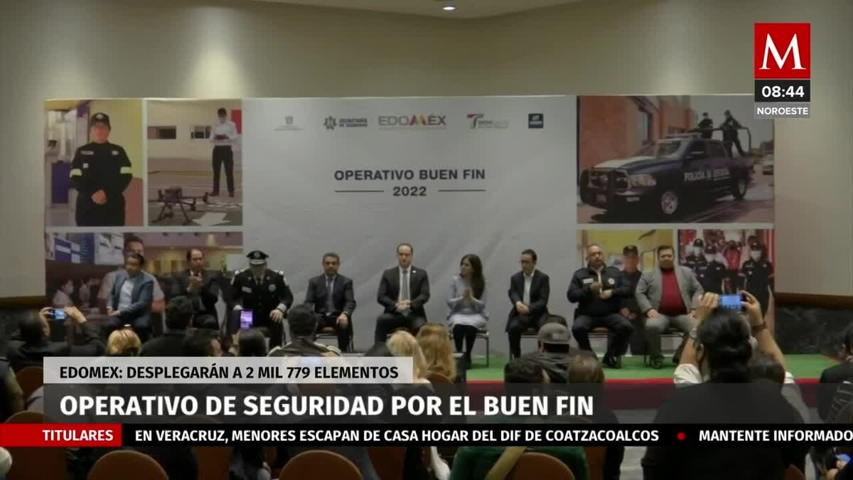 Implementan operativo de seguridad en Edomex por el Buen Fin