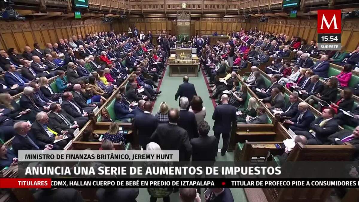 Jeremy Hunt anunció una serie de aumentos en impuestos; Gran Bretaña