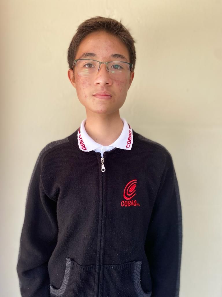 El joven ganó el tercer lugar en la olimpiada de matemáticas. (Lesli Aguilar)