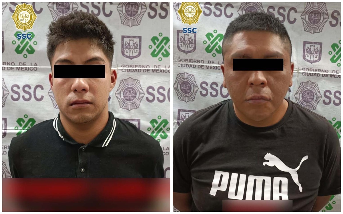 La policía los capturó en la colonia Nicolás Bravo, alcaldía Venustiano Carranza.