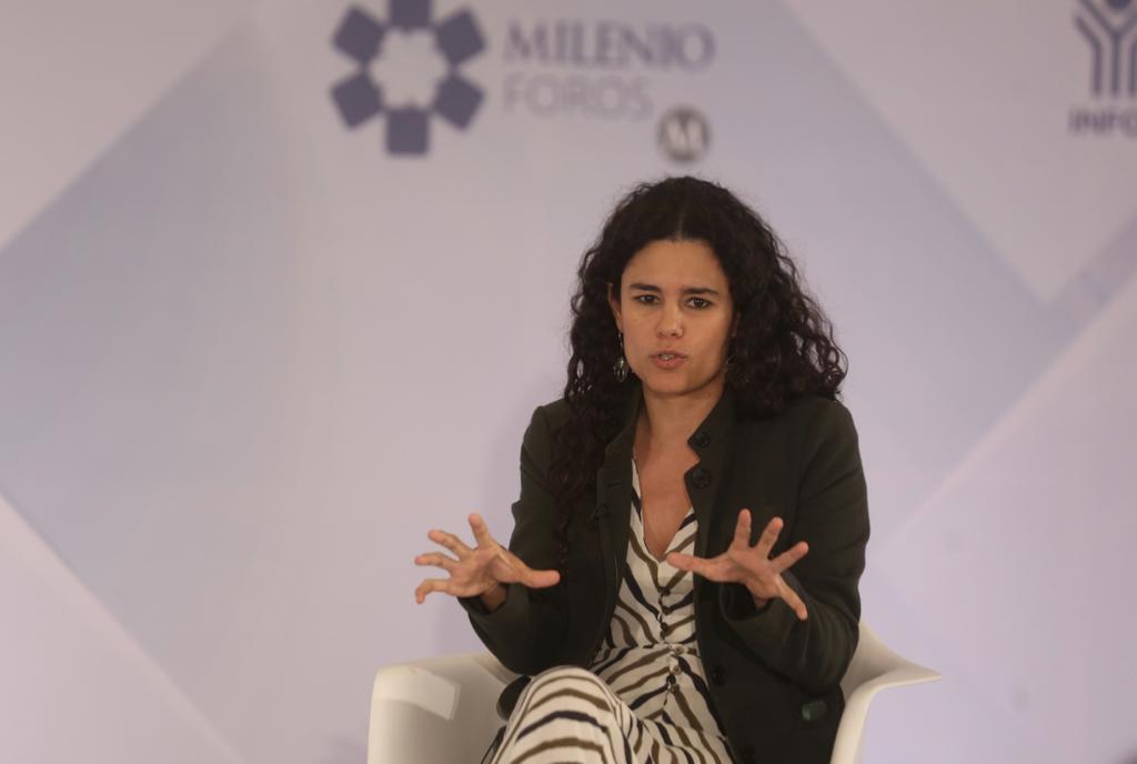 La secretaria del Trabajo y Previsión Social, Luisa María Alcalde. (Foto: Jorge Carballo)
