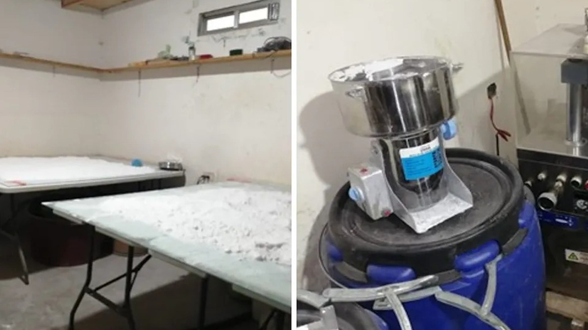 Desmantelan 'narcolaboratorio' en Culiacán, Sinaloa