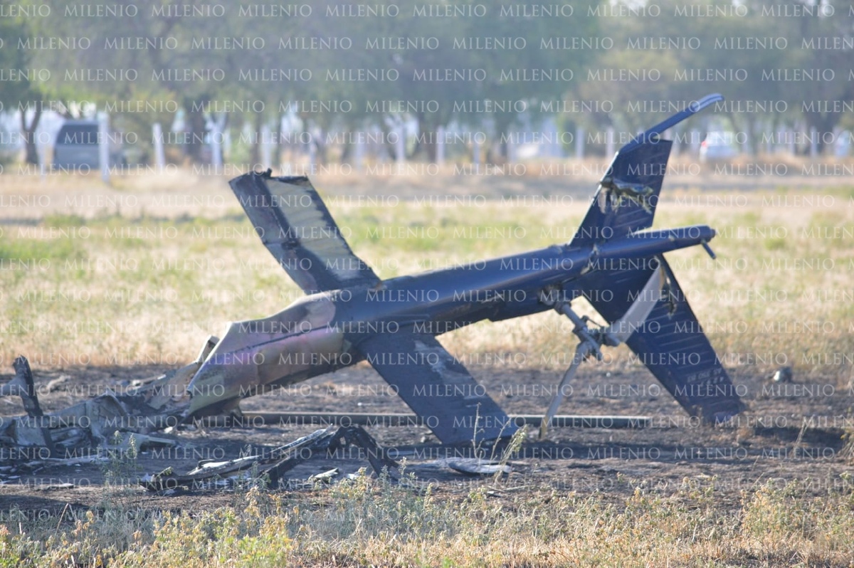 Determinarán la causa de desplome del helicóptero