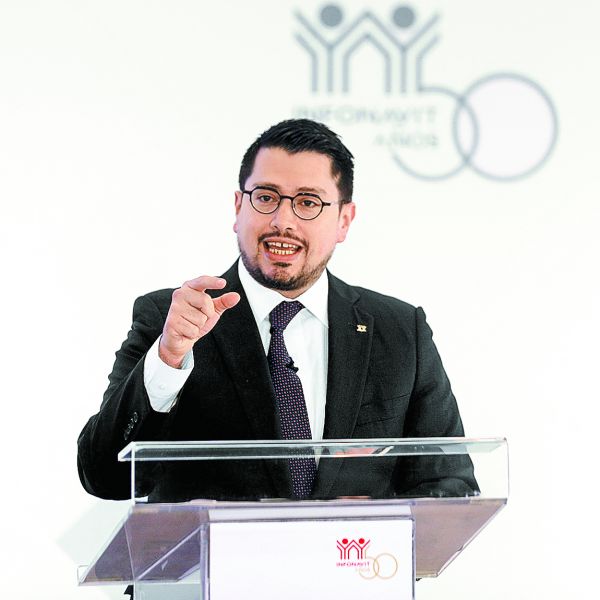 El director general del Infonavit en el foro de MILENIO. Jorge Carballo.