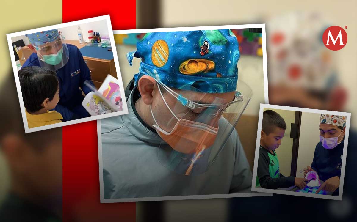 Raúl  García  mencionó que en sus consultas busca ganar la confianza y permiso de los niños | Especial