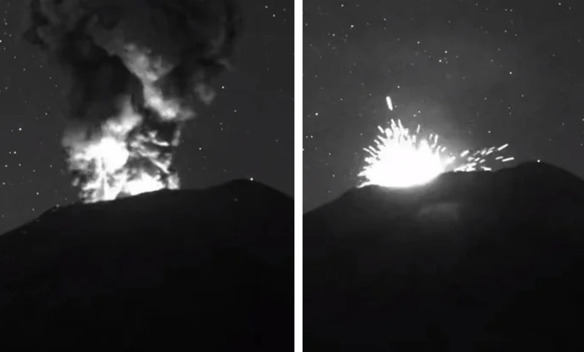 Registran explosión delm volcán Popocatépetl | ESPECIAL