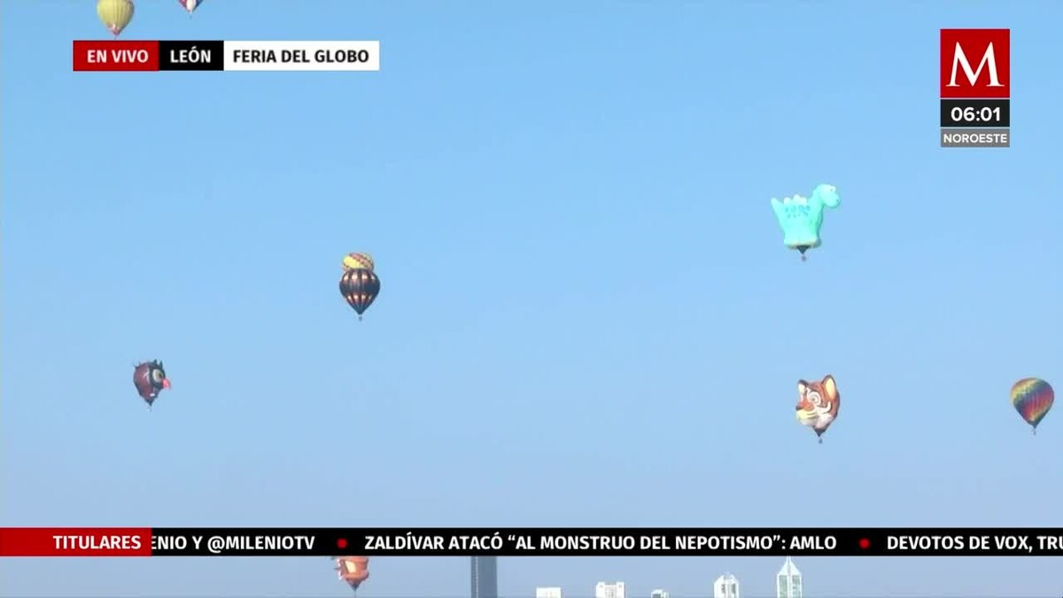 Se inaugura el Festival Internacional del Globo de León 2022