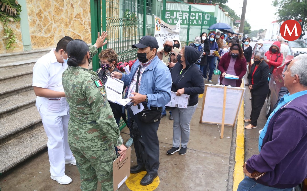Vacunación covid en Tampico. (Yazmín Sánchez)